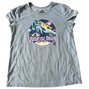 Jurassic Park Sunset Graphic Tee - Size XL